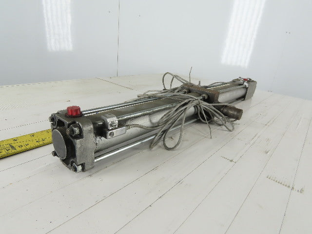SMC Pneumatic Air Cylinder 50mm Bore 885mm Stroke W/CLA2-50-2 Rod Lock