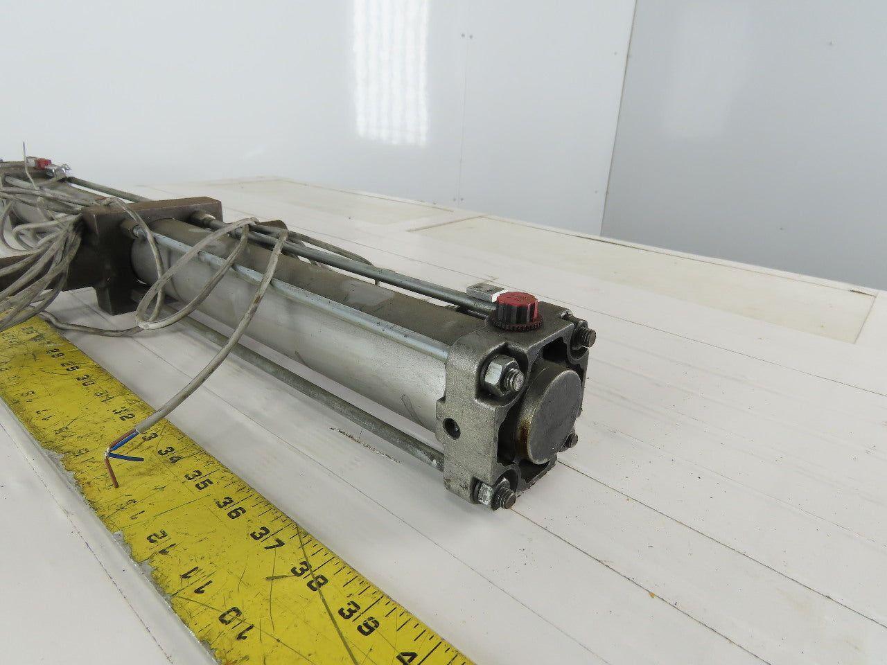 SMC Pneumatic Air Cylinder 50mm Bore 885mm Stroke W/CLA2-50-2 Rod Lock