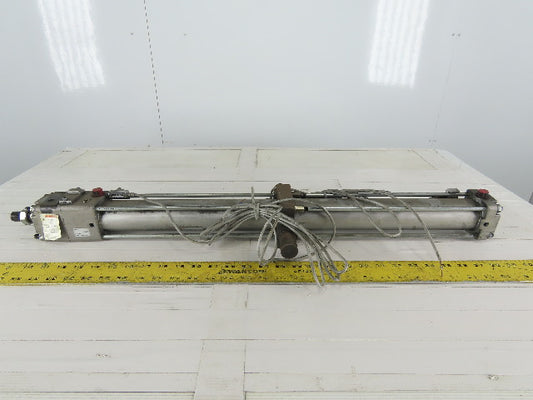 SMC Pneumatic Air Cylinder 50mm Bore 885mm Stroke W/CLA2-50-2 Rod Lock