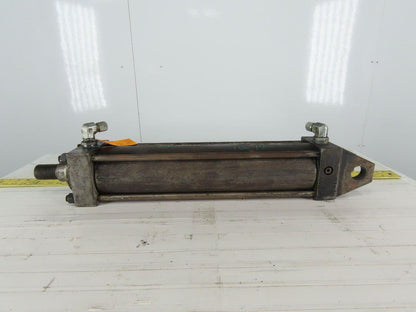 Hydraulic Tie Rod Cylinder 4" Bore 18" Stroke Double Acting Clevis End