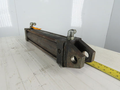 Hydraulic Tie Rod Cylinder 4" Bore 18" Stroke Double Acting Clevis End