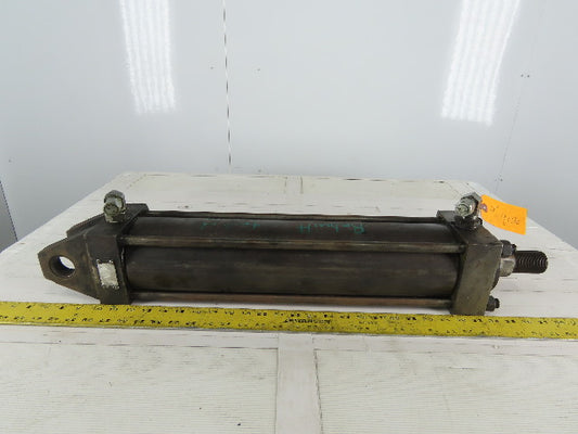 Hydraulic Tie Rod Cylinder 4" Bore 18" Stroke Double Acting Clevis End