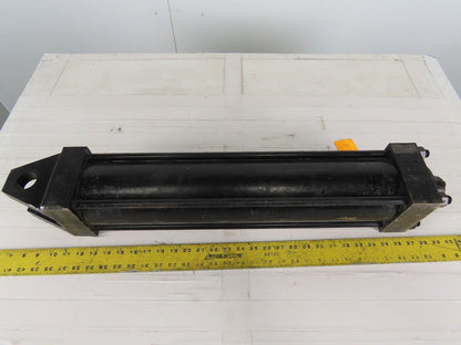 Hydraulic Tie Rod Cylinder 4" Bore 20" Stroke Double Acting Clevis End