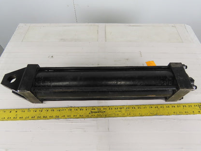Hydraulic Tie Rod Cylinder 4" Bore 20" Stroke Double Acting Clevis End