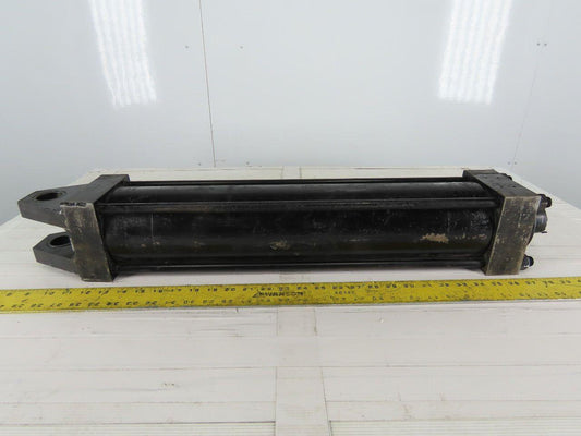 Hydraulic Tie Rod Cylinder 4" Bore 20" Stroke Double Acting Clevis End