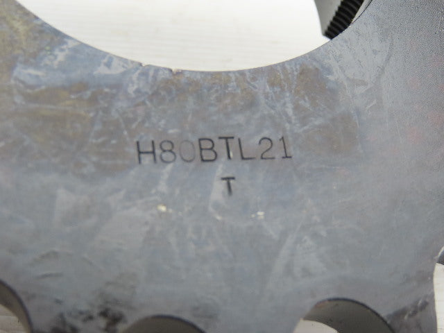 Tsubaki H80BTL21 Bushed Bore Sprocket 21T #80 Roller Chain