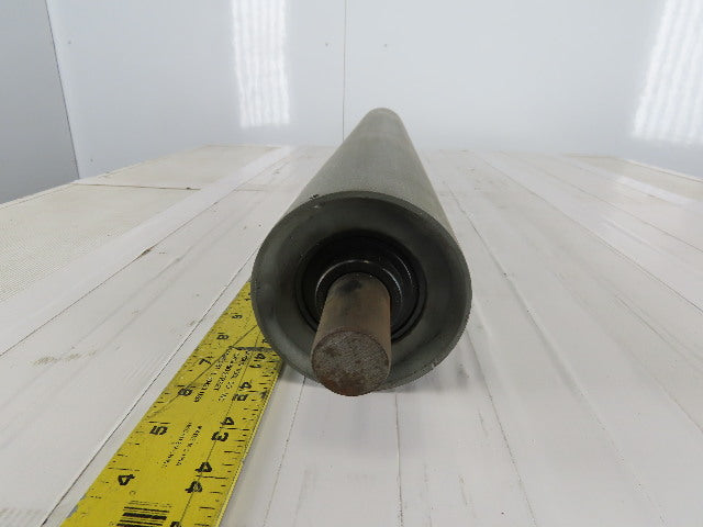 Conveyor Idler Roller 4" Dia 34" Length 1-1/8" Round Axle