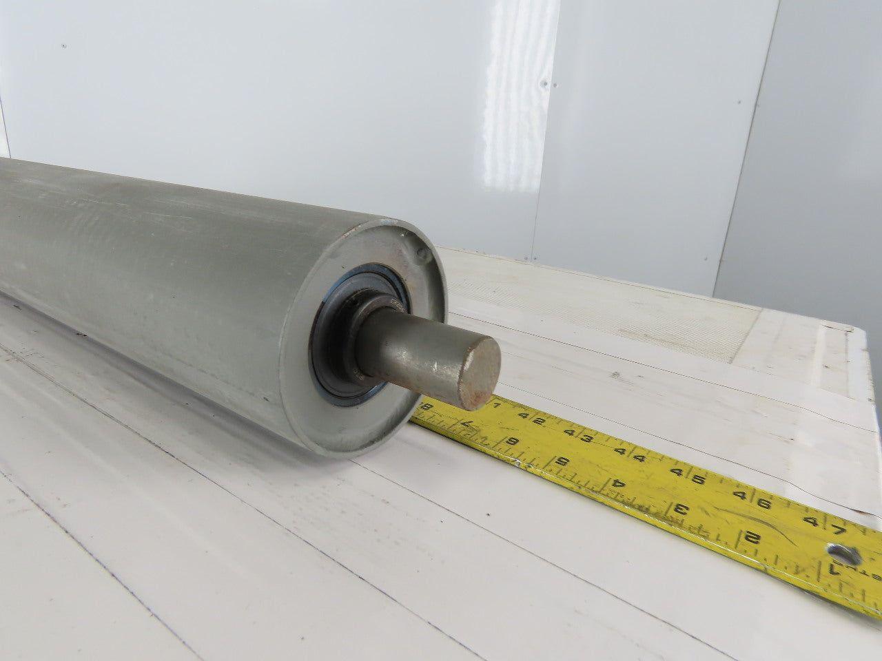 Conveyor Idler Roller 4" Dia 34" Length 1-1/8" Round Axle
