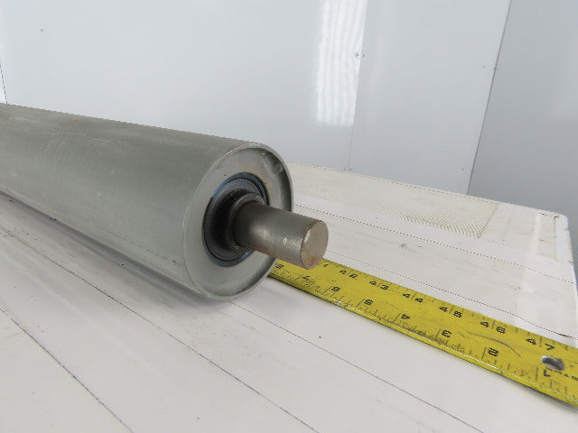 Conveyor Idler Roller 4" Dia 34" Length 1-1/8" Round Axle