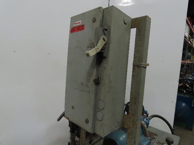 Vickers 5Hp Hydraulic Power Unit 65 Gallon W/PVQ10 A2R SE1S 10 Pump 208-230/460V