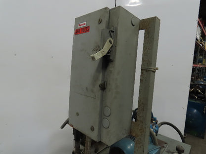 Vickers 5Hp Hydraulic Power Unit 65 Gallon W/PVQ10 A2R SE1S 10 Pump 208-230/460V