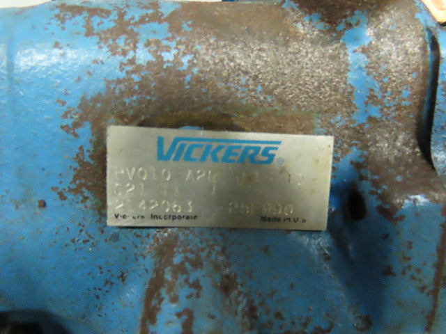 Vickers 5Hp Hydraulic Power Unit 65 Gallon W/PVQ10 A2R SE1S 10 Pump 208-230/460V