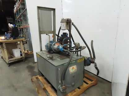 Vickers 5Hp Hydraulic Power Unit 65 Gallon W/PVQ10 A2R SE1S 10 Pump 208-230/460V