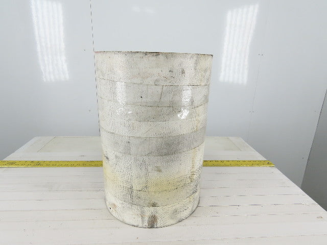 2-Ply White/Clear Polyurethane Smooth Top Conveyor Belt 18"W X 10'L X 0.208"T