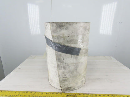 2-Ply White/Clear Polyurethane Smooth Top Conveyor Belt 18"W X 10'L X 0.208"T