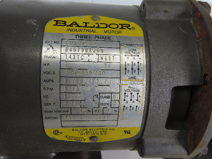 Winsmith 917MDSFA4216GBT 1Hp Gear Motor 7.5:1 Ratio 208-230/460V