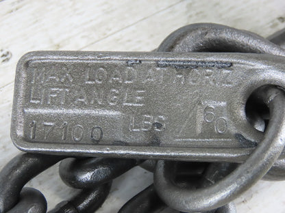 ACCO 77C3054 Double Basket Continuous Chain Sling 3/8" X 4'5" 17100Lb at 60°
