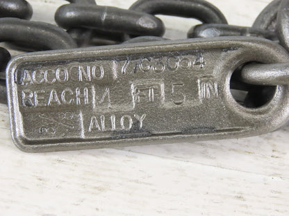 ACCO 77C3054 Double Basket Continuous Chain Sling 3/8" X 4'5" 17100Lb at 60°