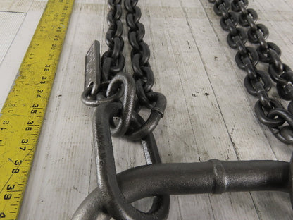 ACCO 77C3054 Double Basket Continuous Chain Sling 3/8" X 4'5" 17100Lb at 60°