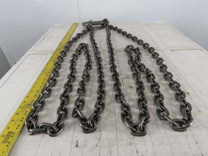 ACCO 90T4693 Double Basket Continuous Chain Sling 3/8" X 6'1" 18500Lb at 60°