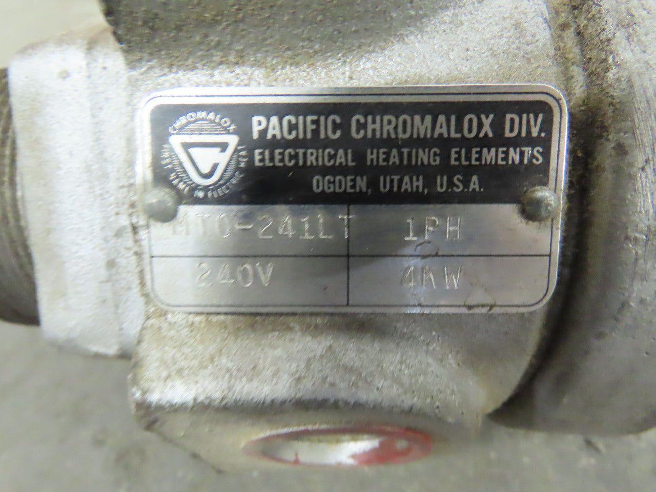 Chromalox MTO-241LT Screw Plug Immersion Heater 120" 240V 1Ph 4KW