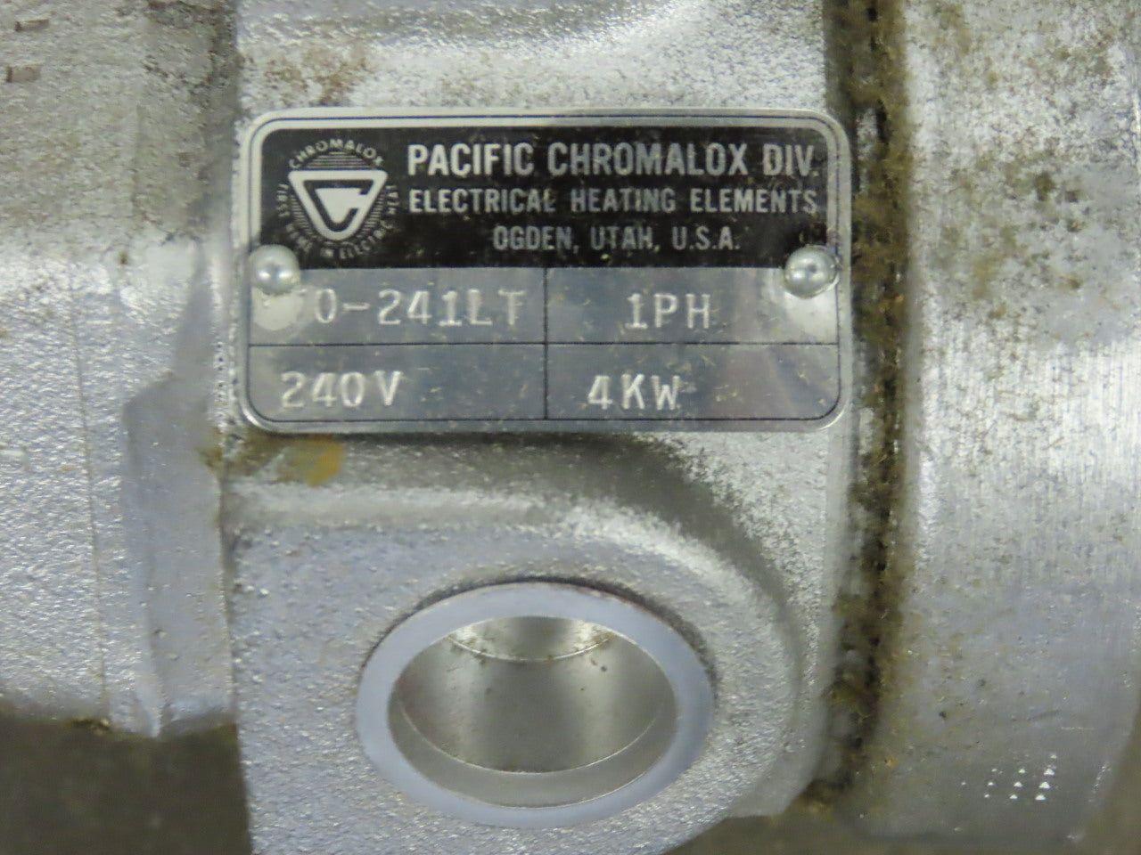 Chromalox MTO-241LT Screw Plug Immersion Heater 120" 240V 1Ph 4KW