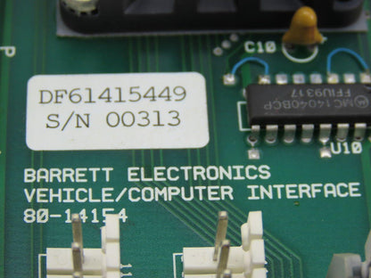 Barrett Electronics DF61415449 Demag Vehicle Computer Interface