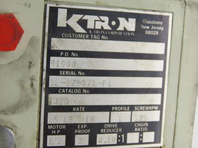 Honeywell EP 3640-1436-17-56C Explosion Proof 90VDC motor W/KTron 7320 Gearbox