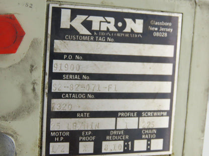 Honeywell EP 3640-1436-17-56C Explosion Proof 90VDC motor W/KTron 7320 Gearbox