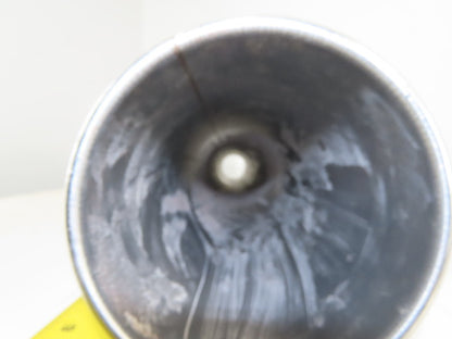 5" Stainless Steel Duct Pipe Ductwork Rolled End Quick Connect 59" Length