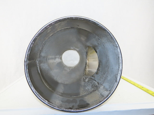 9" Stainless Steel Ductwork Reduced To 6" Branch Wye Fitting Rolled Ends