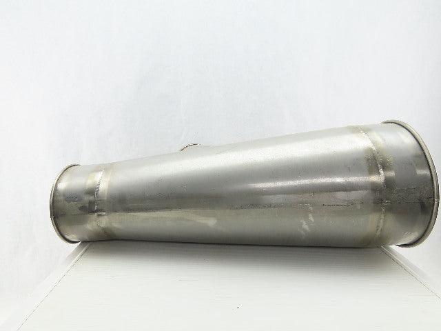 9" Stainless Steel Ductwork Reduced To 6" Branch Wye Fitting Rolled Ends