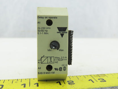 CARLO GAVAZZI ECSSM231M Mini Timer Delay On 0.1-1 Min 24-230V