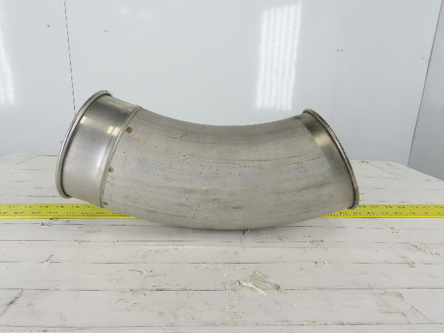 6" Stainless Steel 30° Elbow Rolled Ends Quick Connect