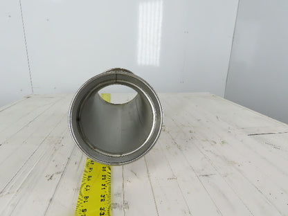 6" Stainless Steel 30° Elbow Rolled Ends Quick Connect