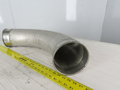 6" Stainless Steel Ductwork Ducting Elbow 90°