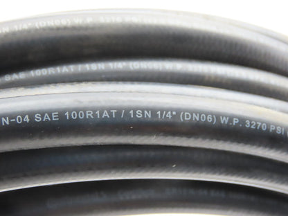Continental SR1SN-04 ContiTech 1/4" WP 3270 PSI Hydraulic Hose 50'