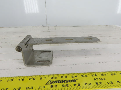 Offset Square Corner Gate Strap Door Hinge 16 ga 304 Stainless Steel 9-1/2" x 4"