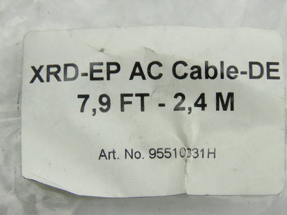 VDE 95510331H ParkerElmer European 2 Prong VDE Power Cord