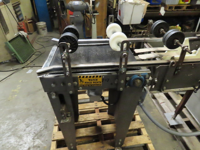 Rockford Midland 806 Box Upender/Stacker/Packer Conveyor System 460V 3Ph