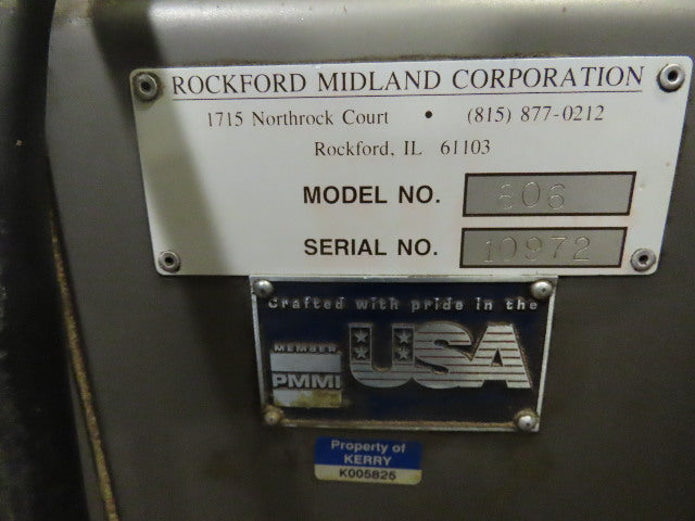 Rockford Midland 806 Box Upender/Stacker/Packer Conveyor System 460V 3Ph