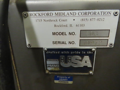 Rockford Midland 806 Box Upender/Stacker/Packer Conveyor System 460V 3Ph