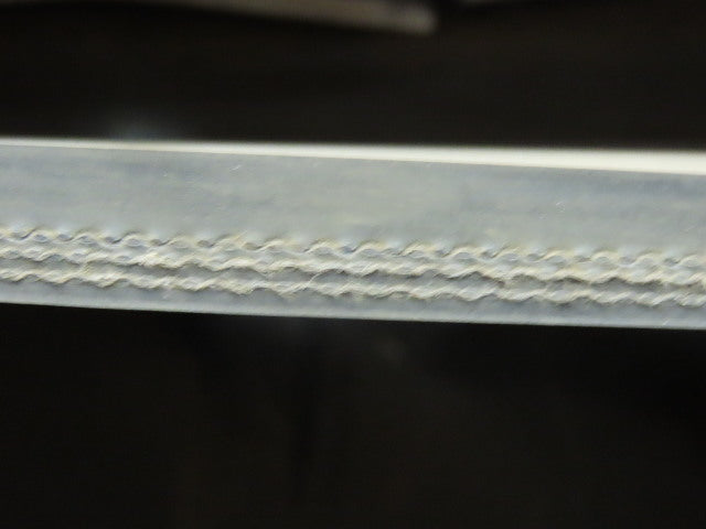 4-Ply Extreme Duty Black Metal Cleated Conveyor Belt 0.478"Tx19'6"Lx36"W