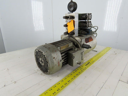 Hydro Pneumatics PMC 6 3 RVI OM1 G1 Hydraulic Power Unit W/Valve Stack 460V 3Ph