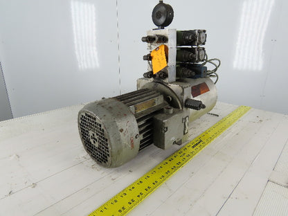 Hydro Pneumatics PMC 6 3 RVI OM1 G1 Hydraulic Power Unit W/Valve Stack 460V 3Ph