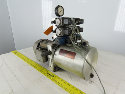 Hydro Pneumatics PMC 6 3 RVI OM1 G1 Hydraulic Power Unit W/Valve Stack 460V 3Ph