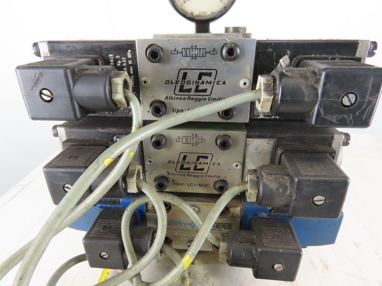 Hydro Pneumatics PMC 6 3 RVI OM1 G1 Hydraulic Power Unit W/Valve Stack 460V 3Ph