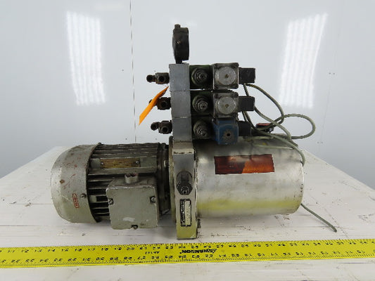 Hydro Pneumatics PMC 6 3 RVI OM1 G1 Hydraulic Power Unit W/Valve Stack 460V 3Ph