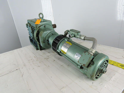 Sew Eurodrive S82R62LP143 1Hp 180VDC Gear Motor W/Brake 273:1 Ratio