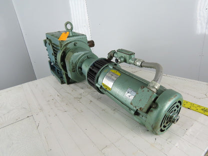 Sew Eurodrive S82R62LP143 1Hp 180VDC Gear Motor W/Brake 273:1 Ratio